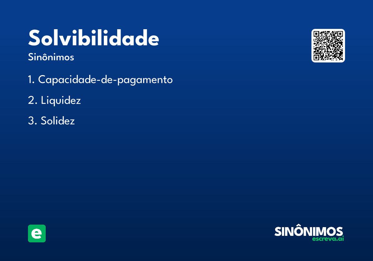 solvibilidade