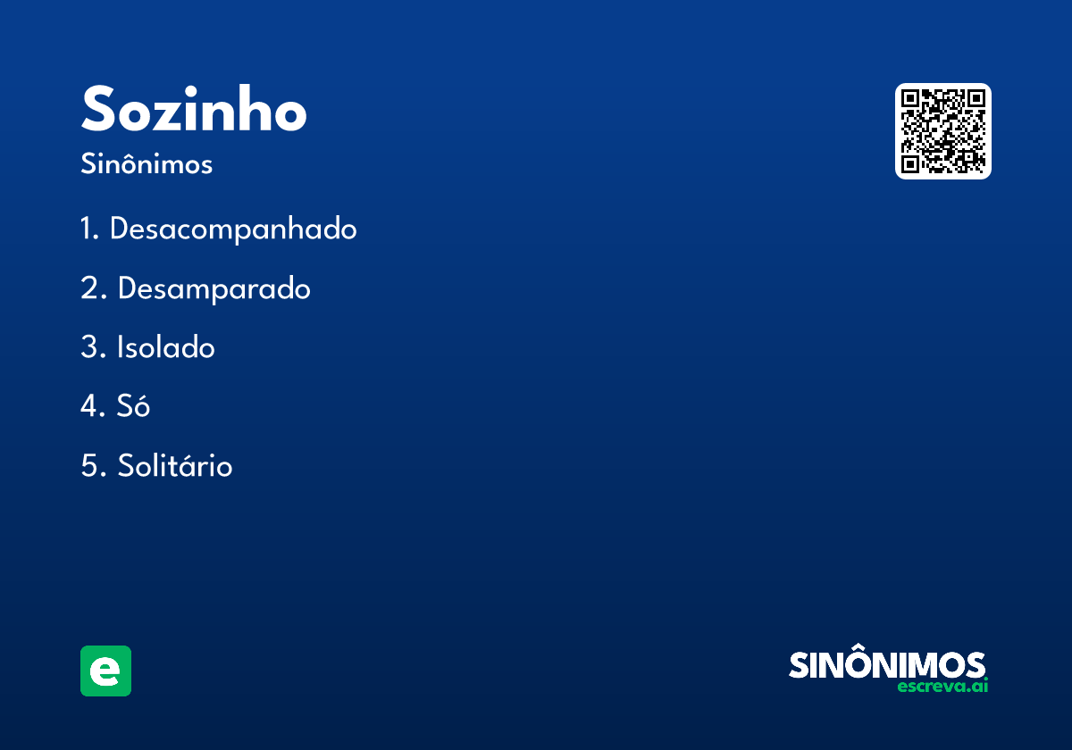 sozinho