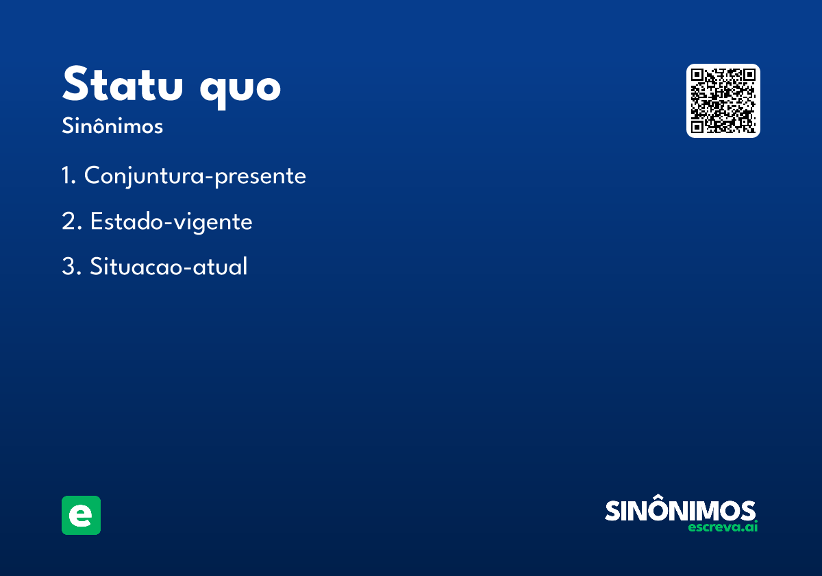 statu quo
