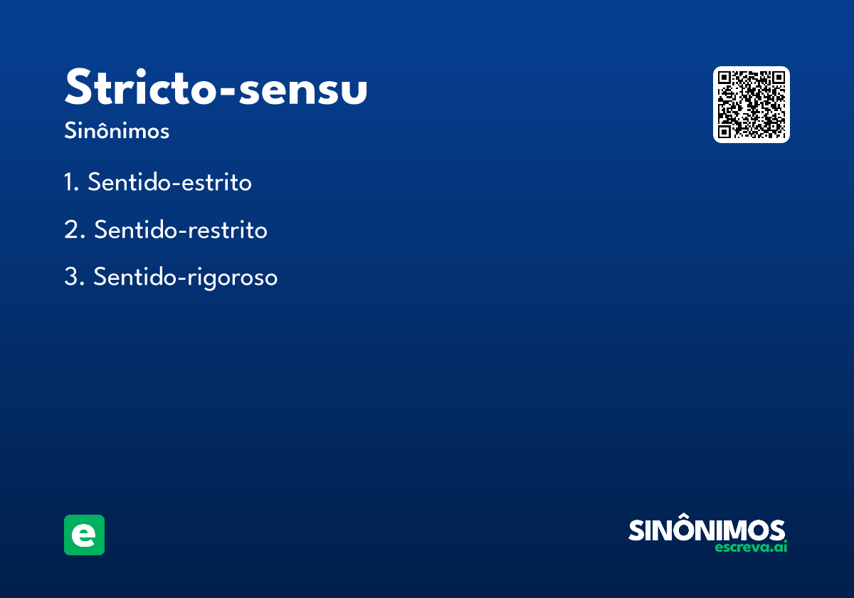 stricto-sensu