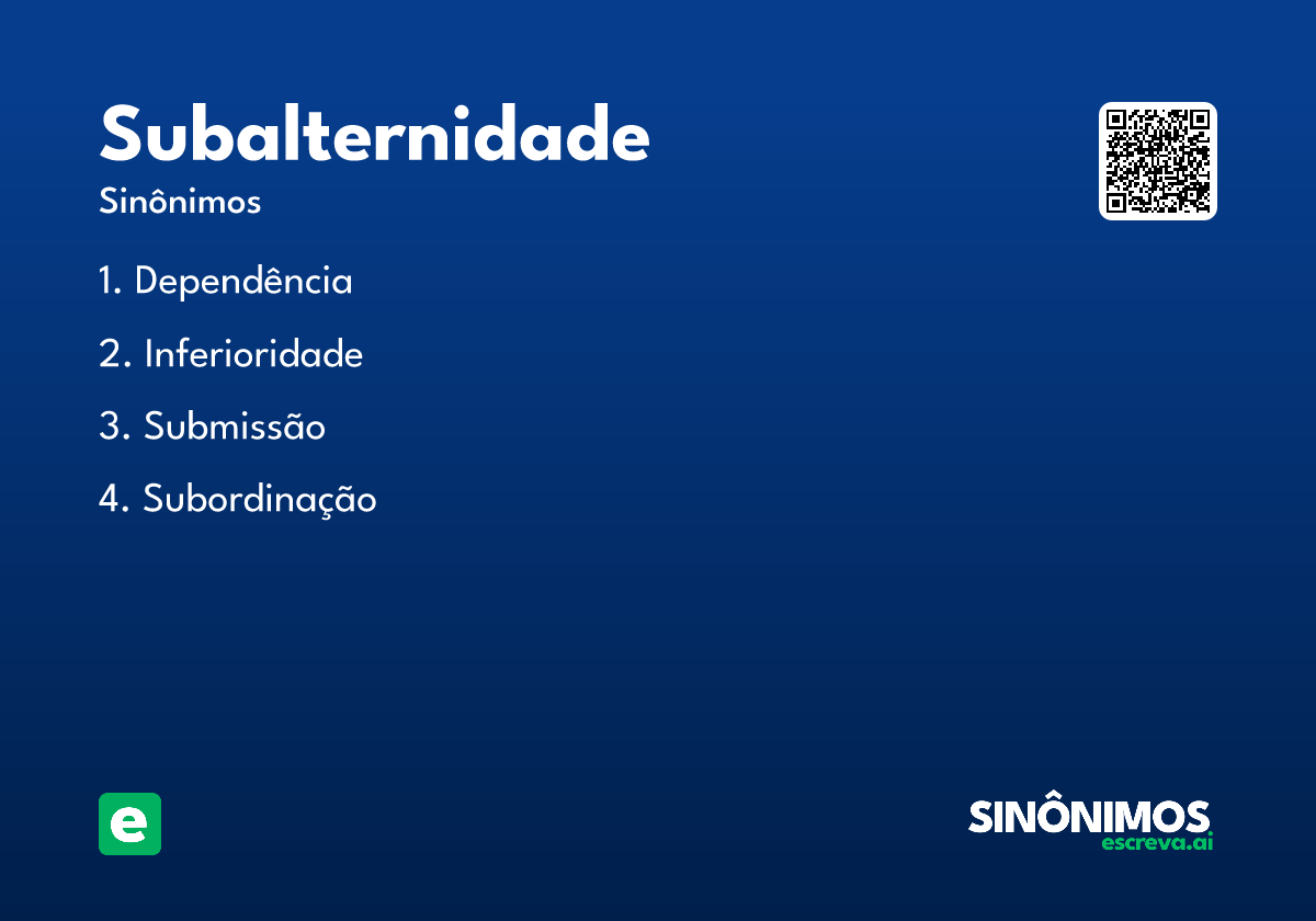 subalternidade