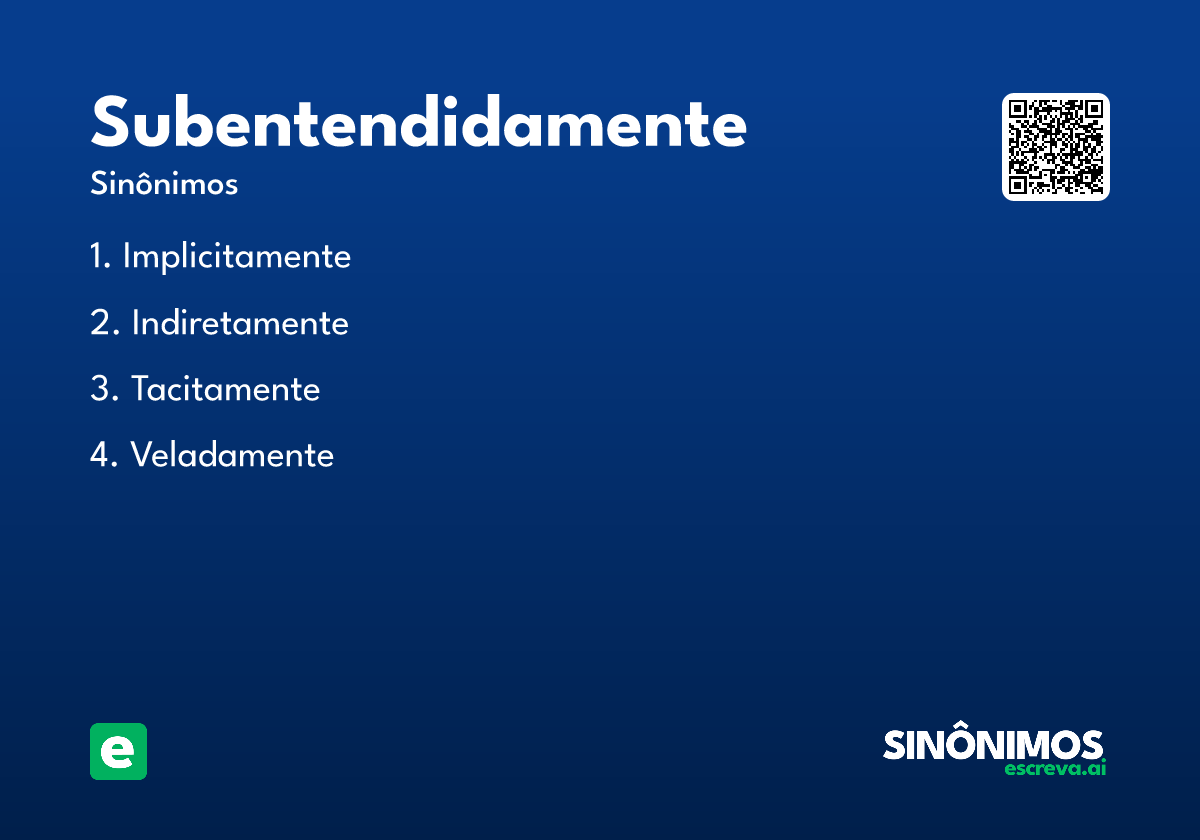 subentendidamente