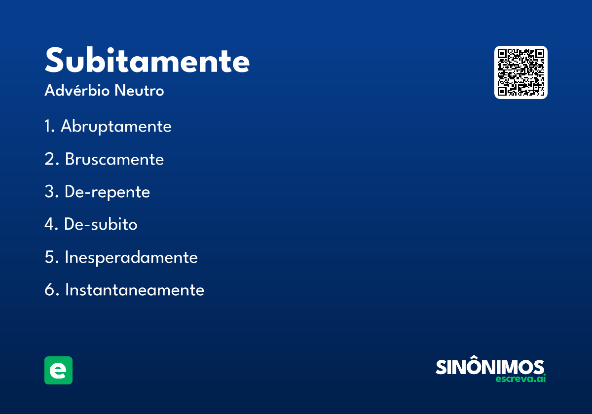 subitamente