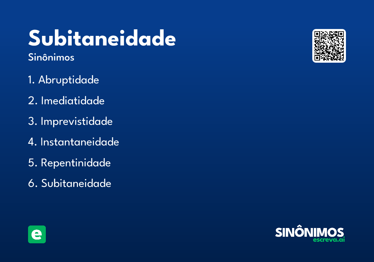 subitaneidade