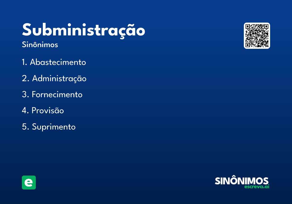 subministração