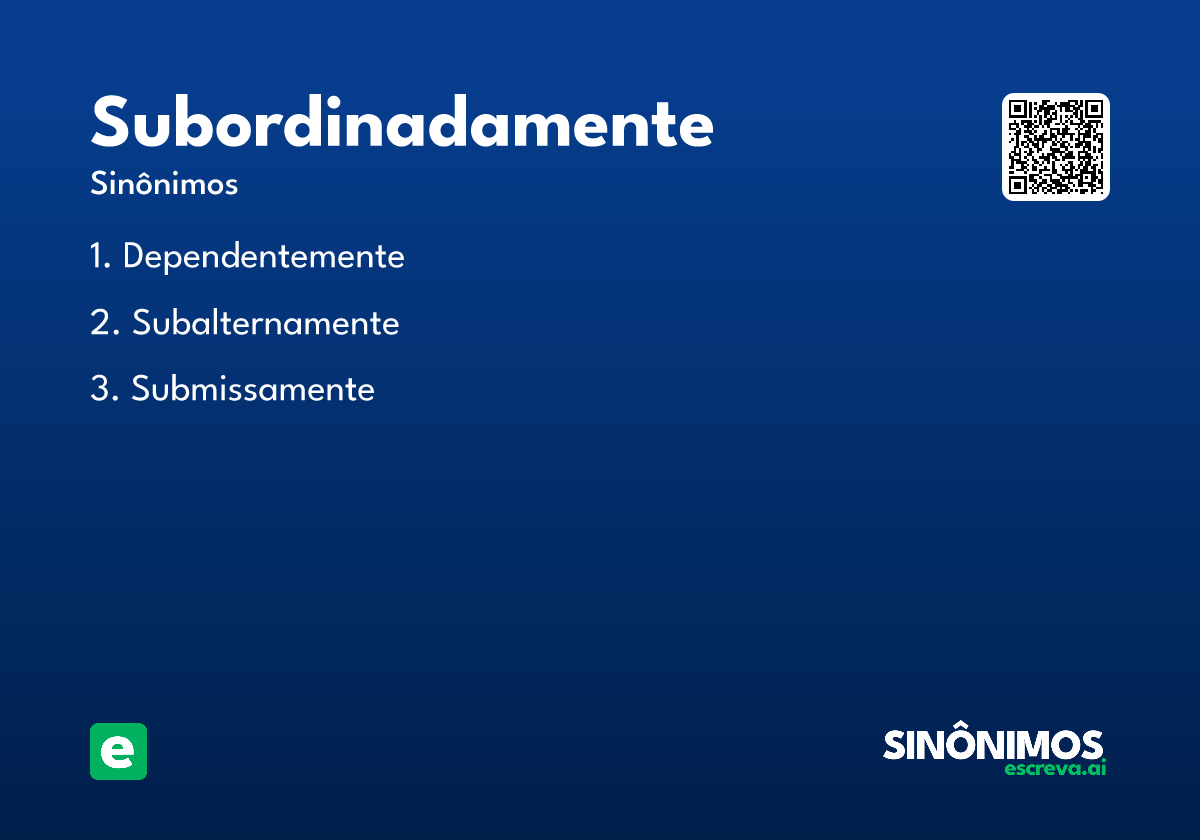 subordinadamente