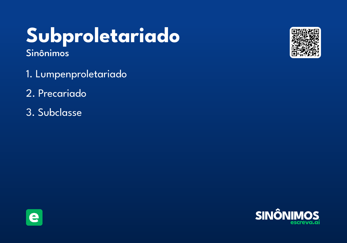 subproletariado