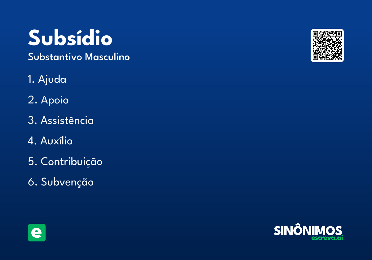 subsídio