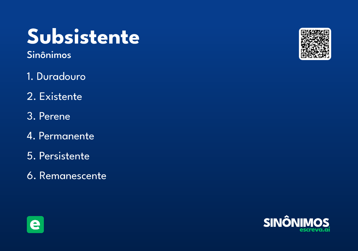 subsistente