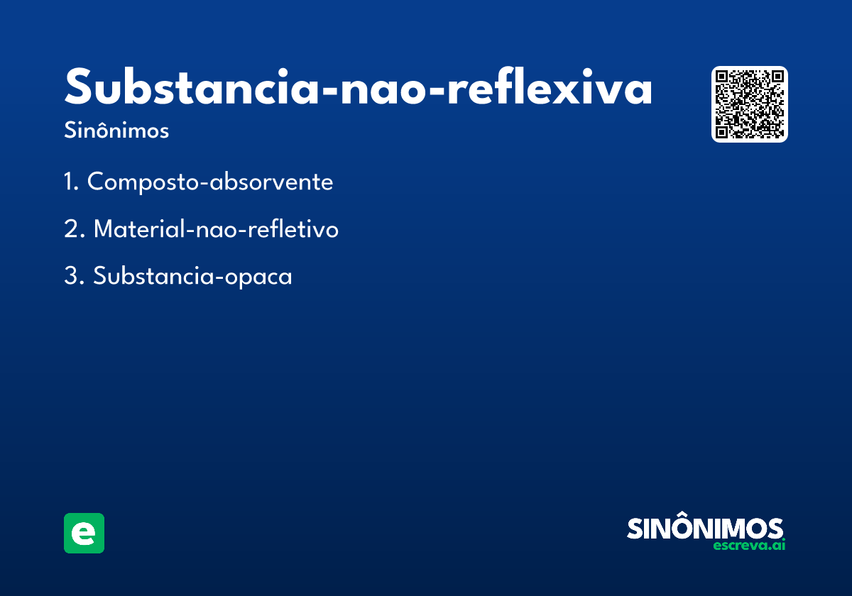 substancia-nao-reflexiva