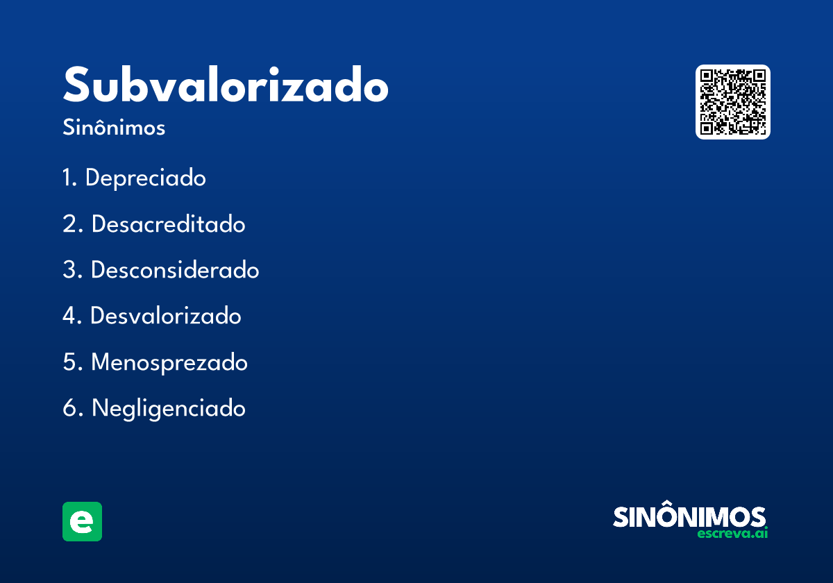 subvalorizado