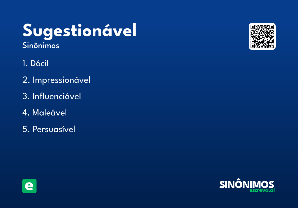 sugestionável