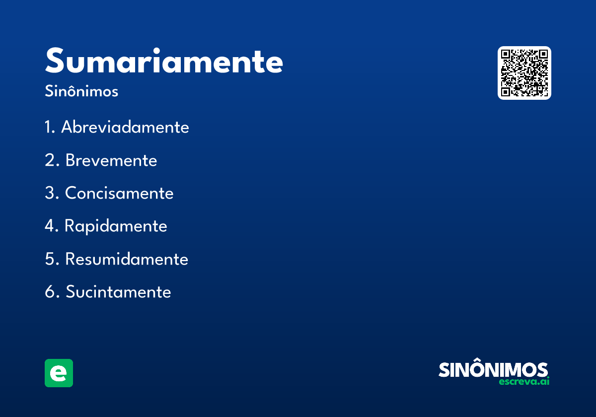 sumariamente