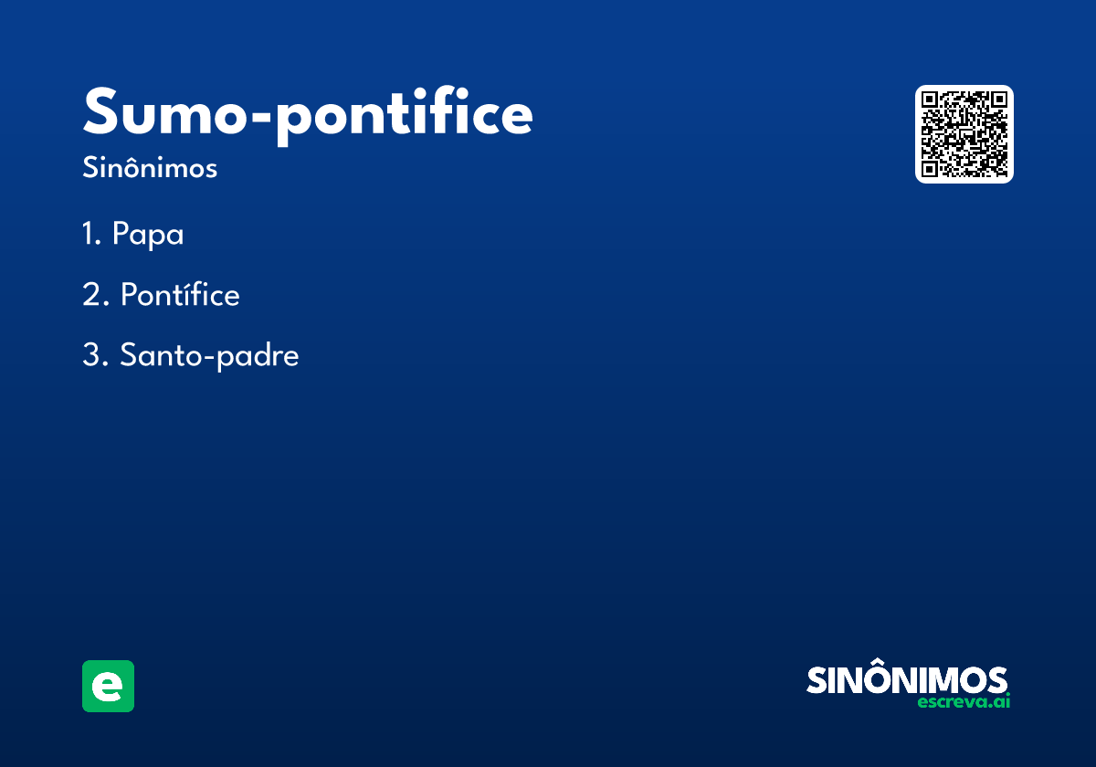 sumo-pontifice