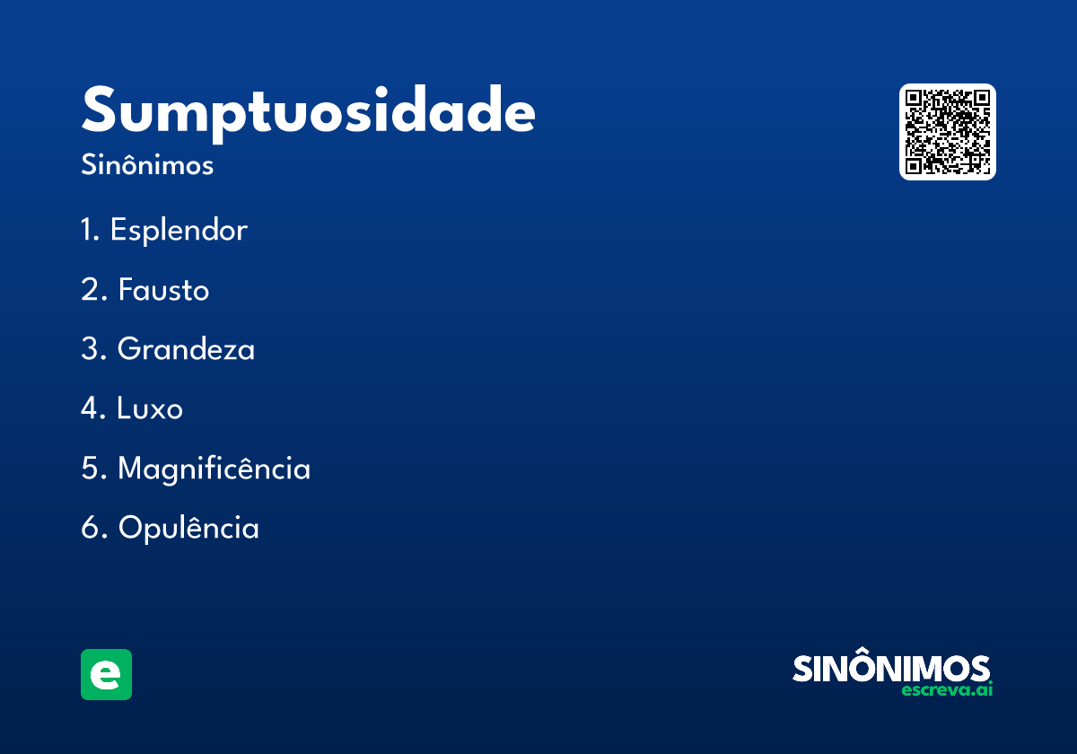 sumptuosidade