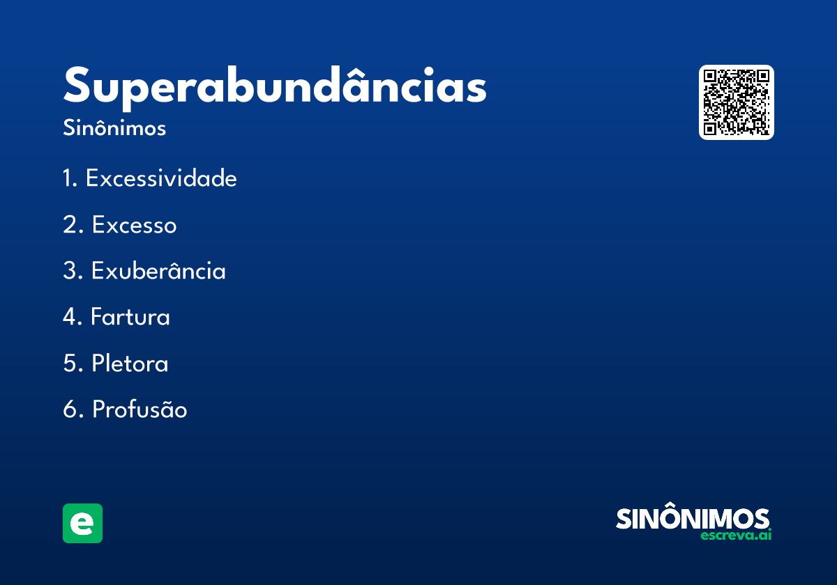 superabundâncias
