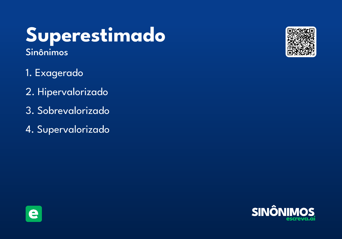 superestimado