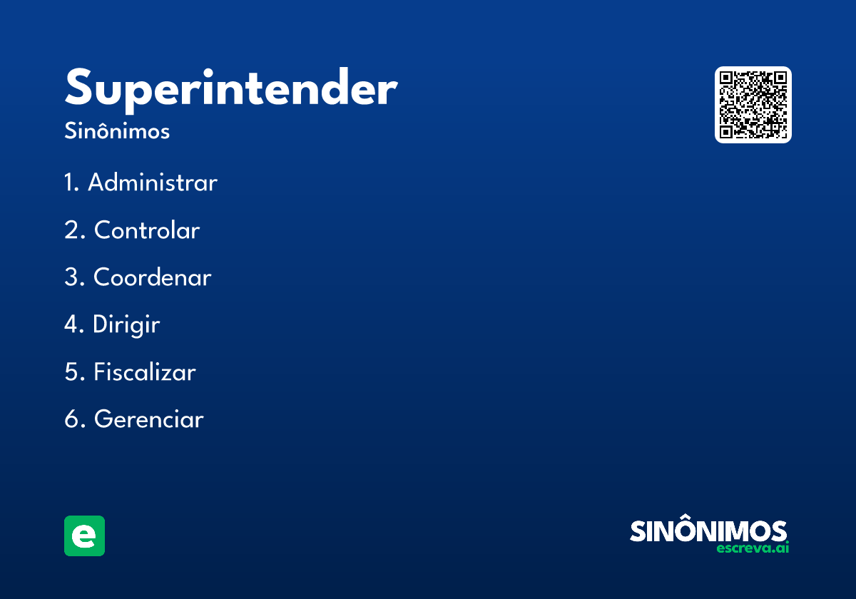 superintender