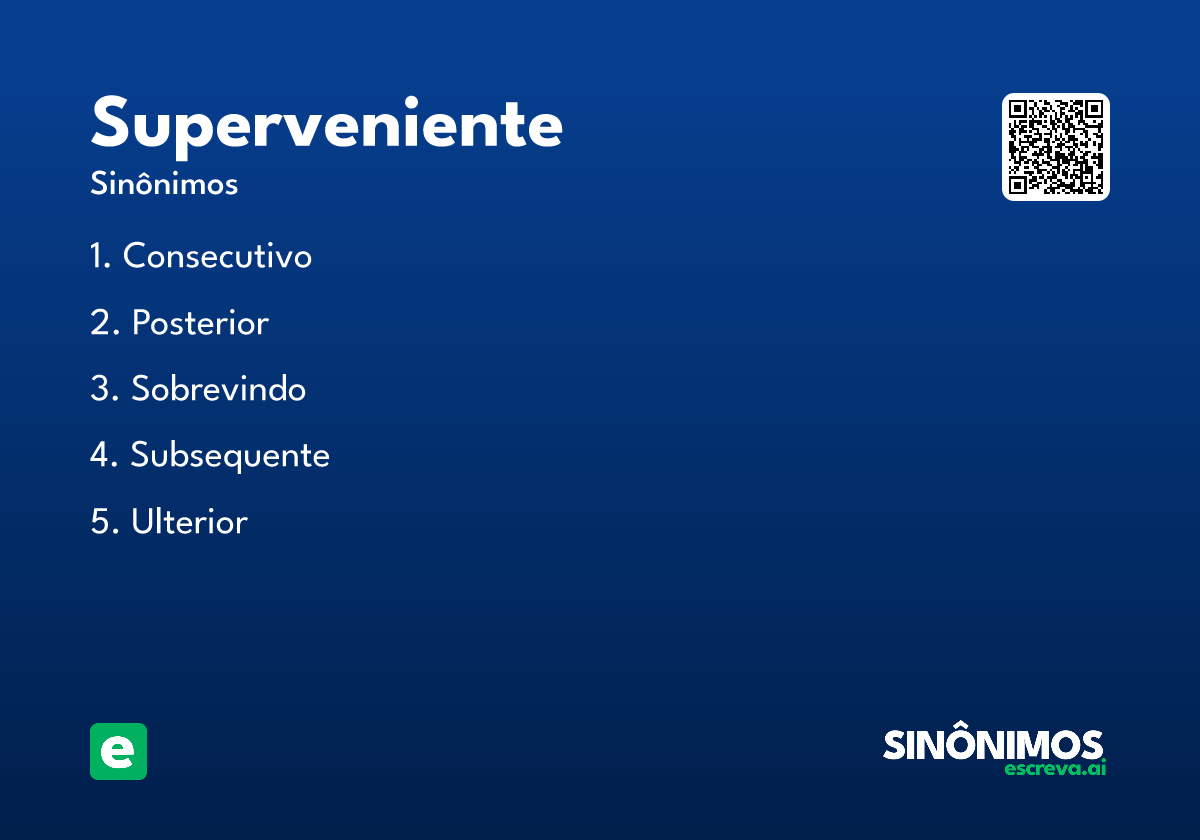 superveniente