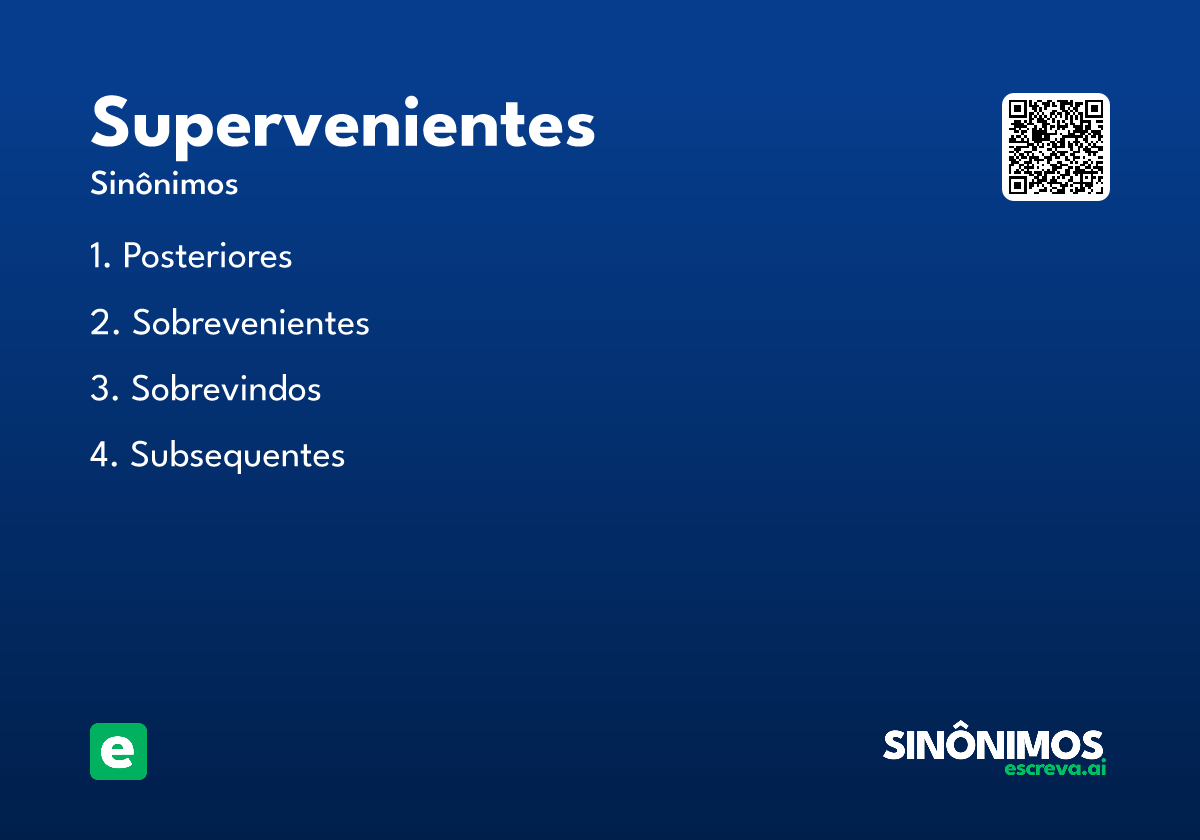 supervenientes