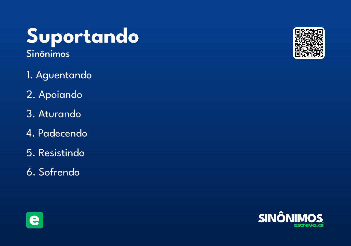 suportando