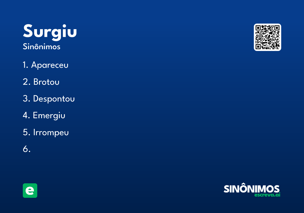 surgiu