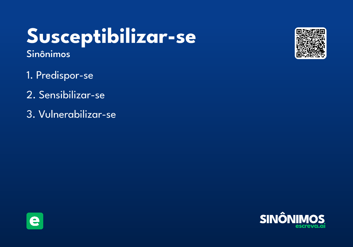 susceptibilizar-se