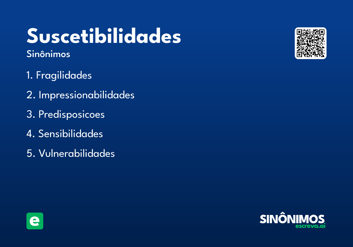 suscetibilidades