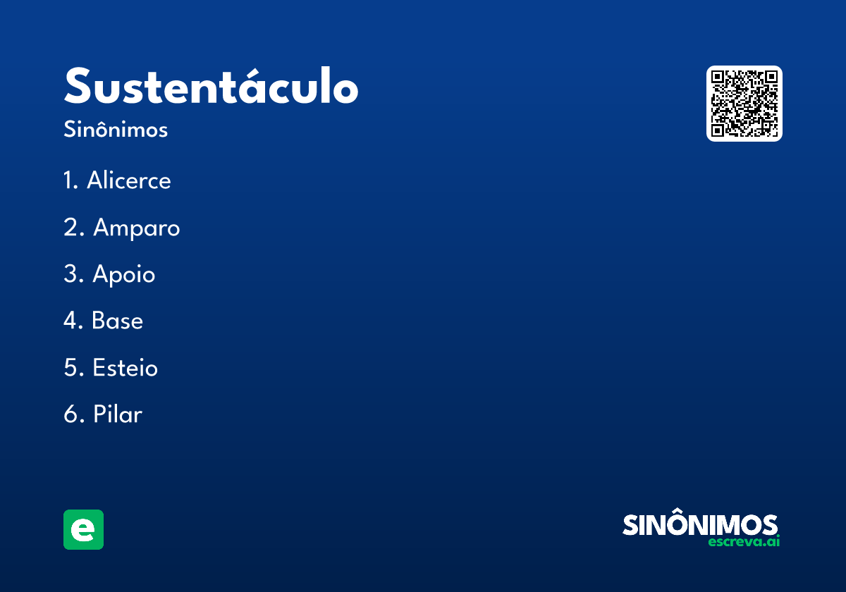 sustentáculo