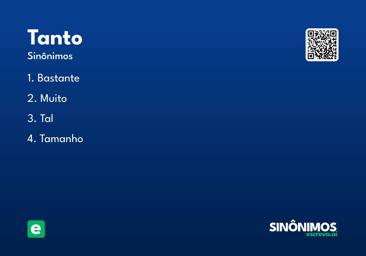 tanto