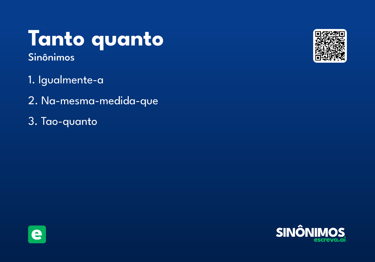 tanto quanto