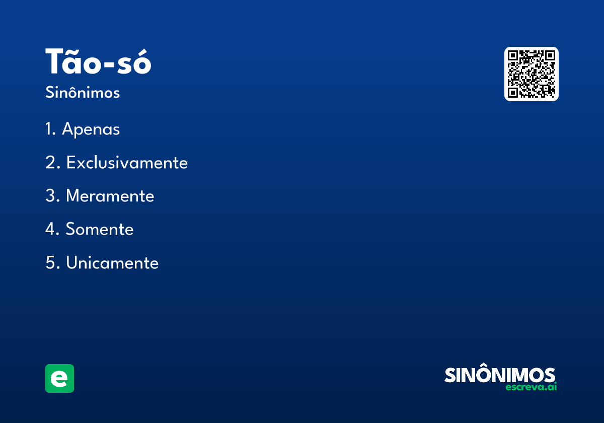 tão-só