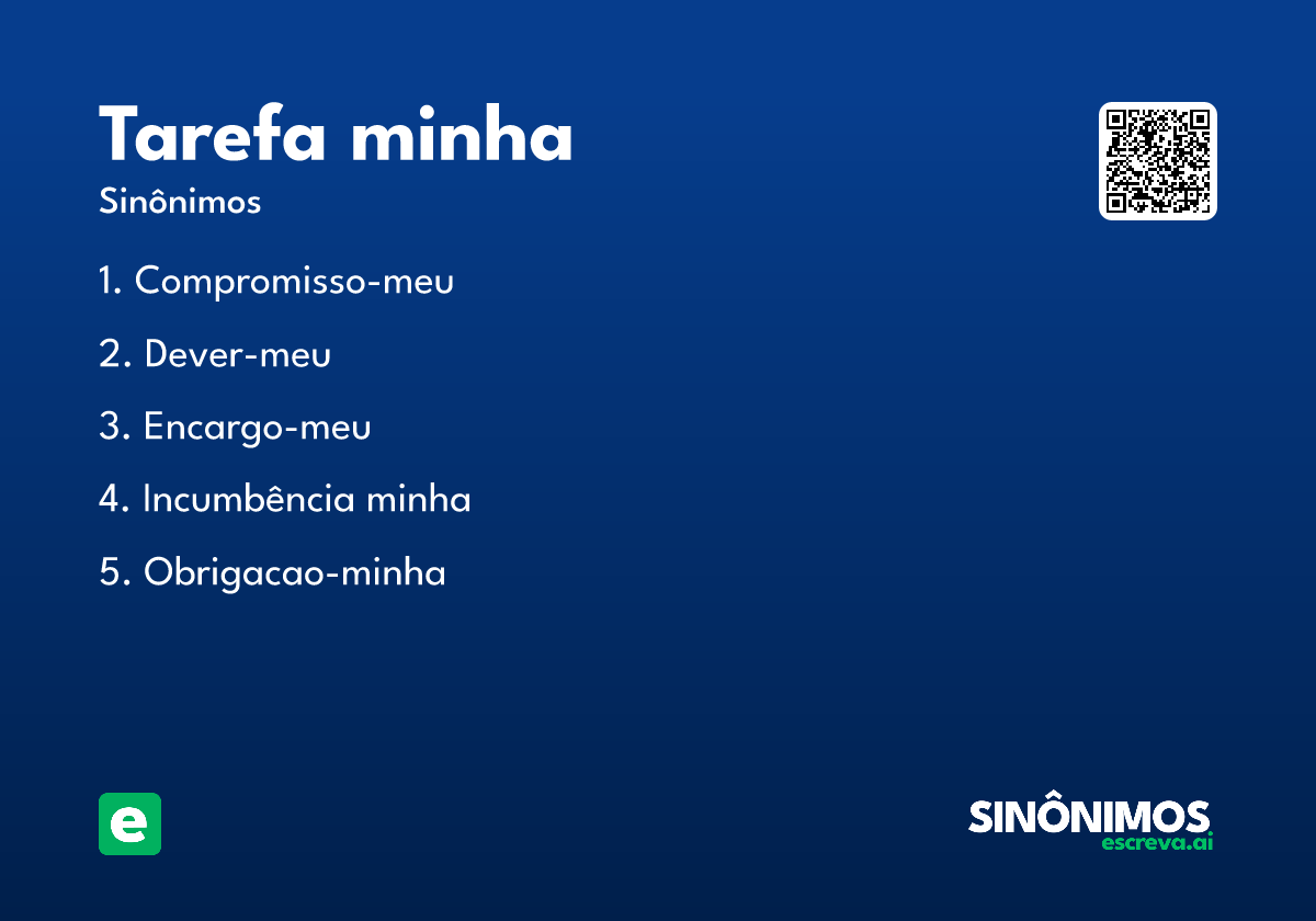 tarefa minha