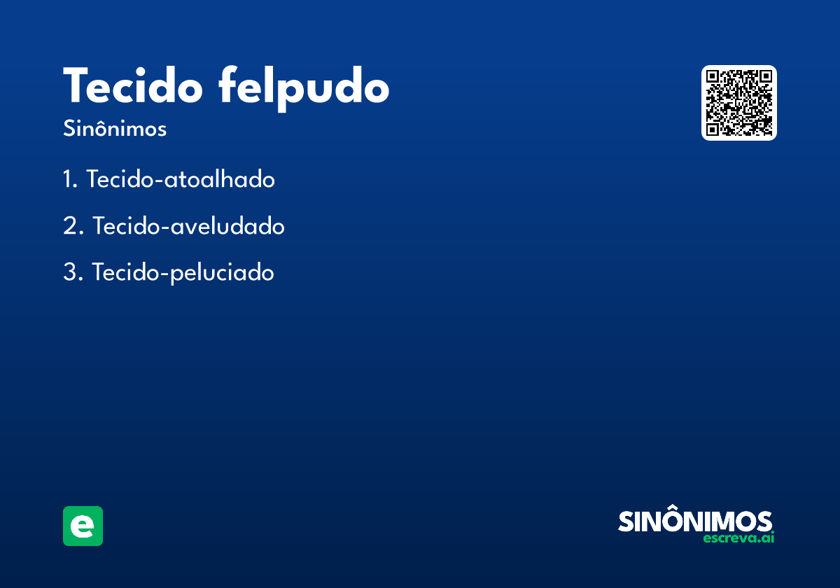 tecido felpudo
