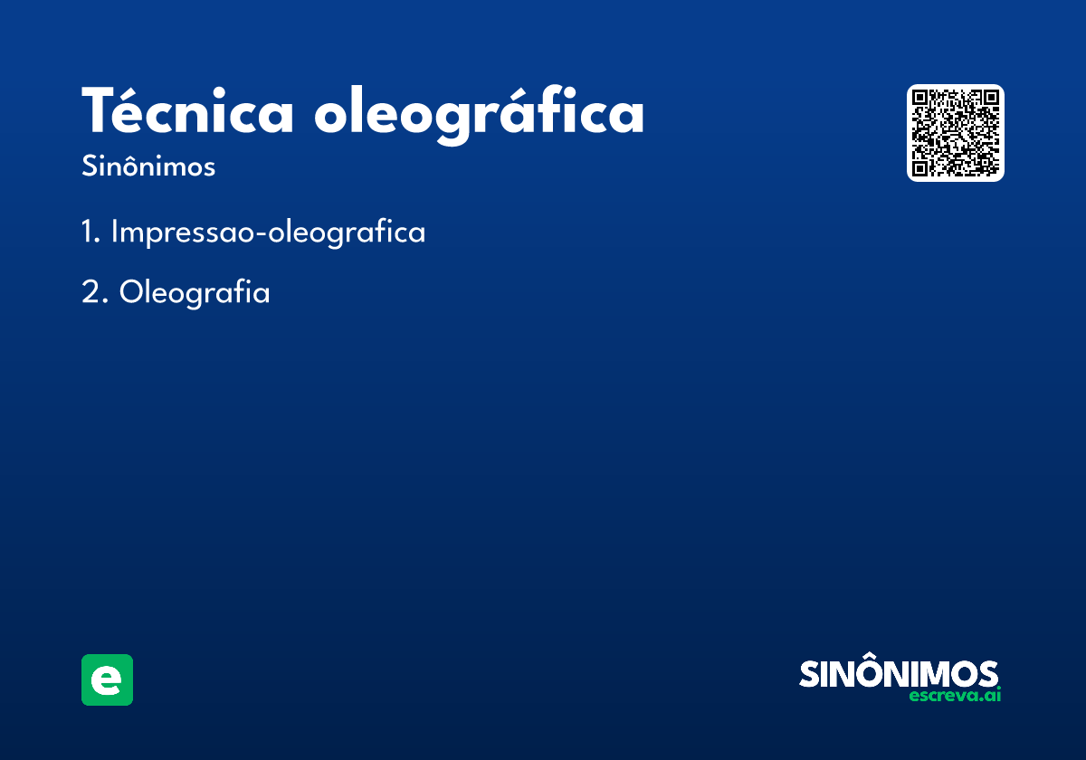 técnica oleográfica