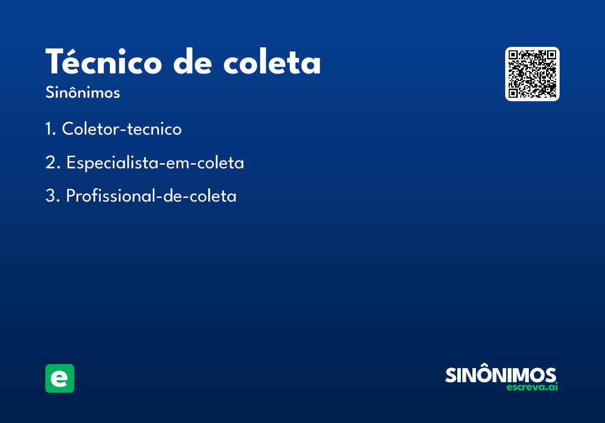 técnico de coleta