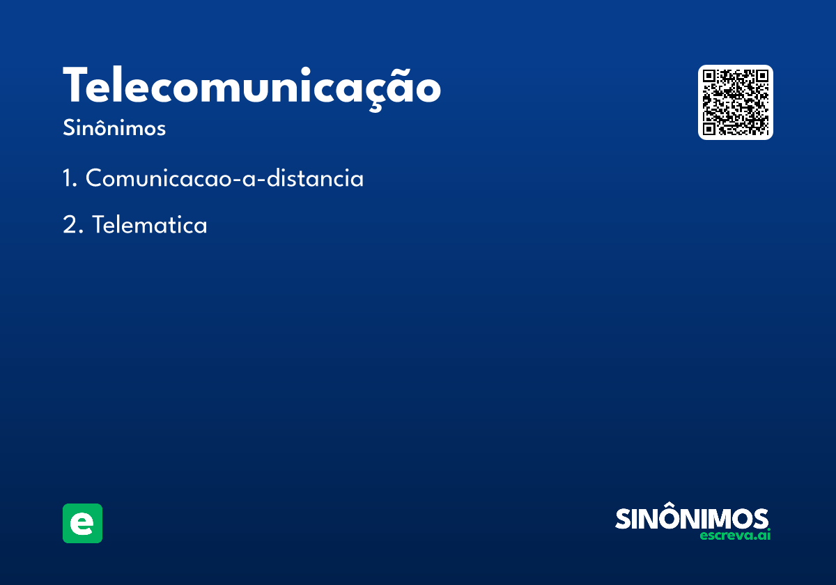 telecomunicação