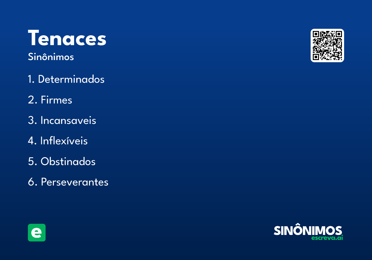 tenaces