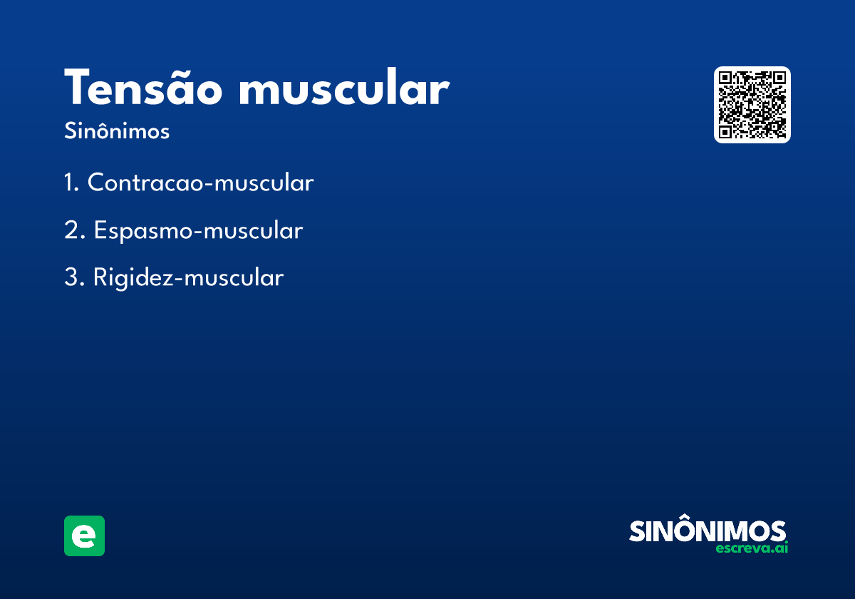 tensão muscular
