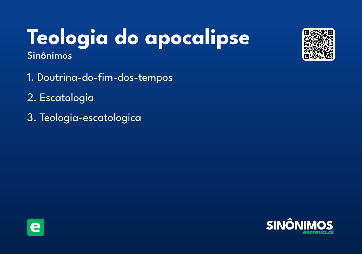 teologia do apocalipse