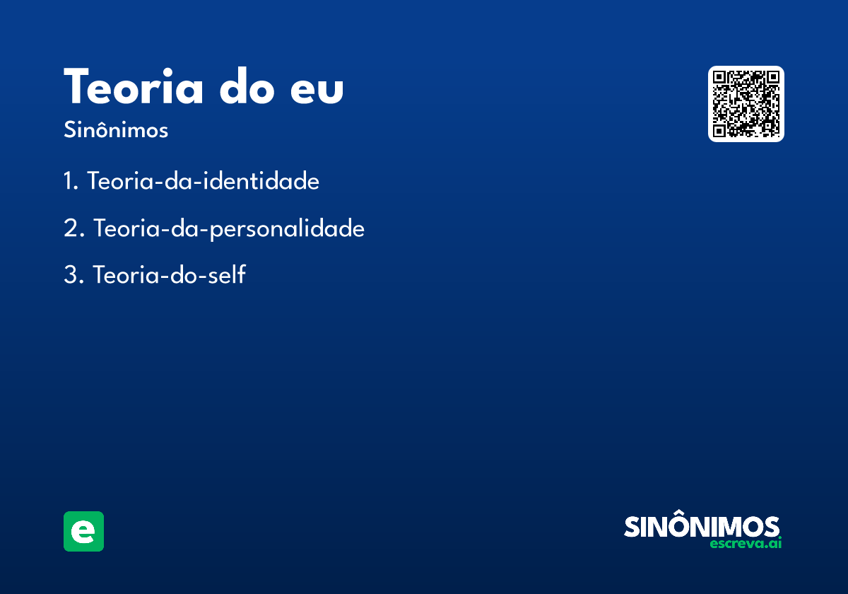 teoria do eu