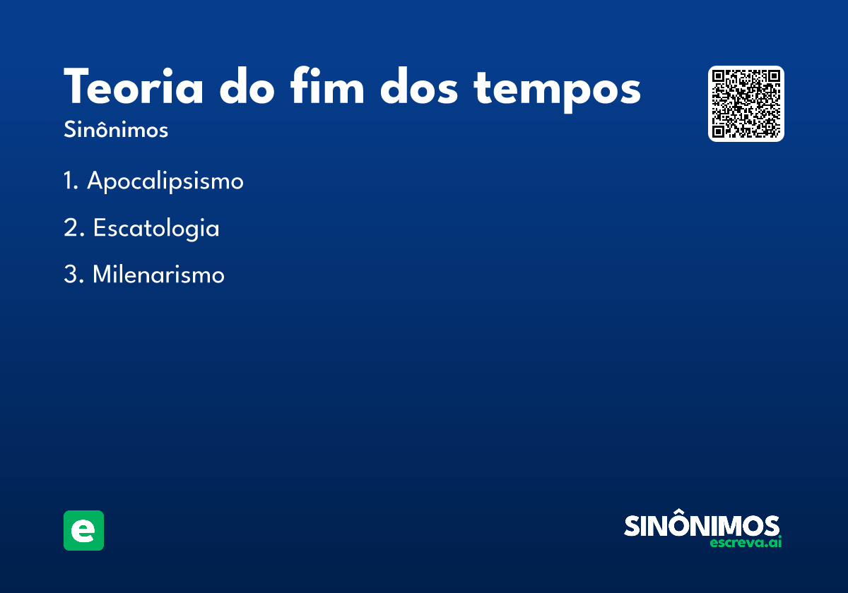 teoria do fim dos tempos