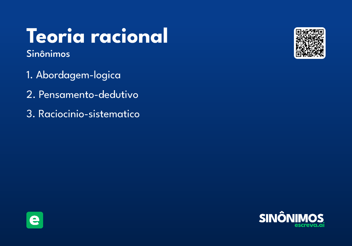 teoria racional