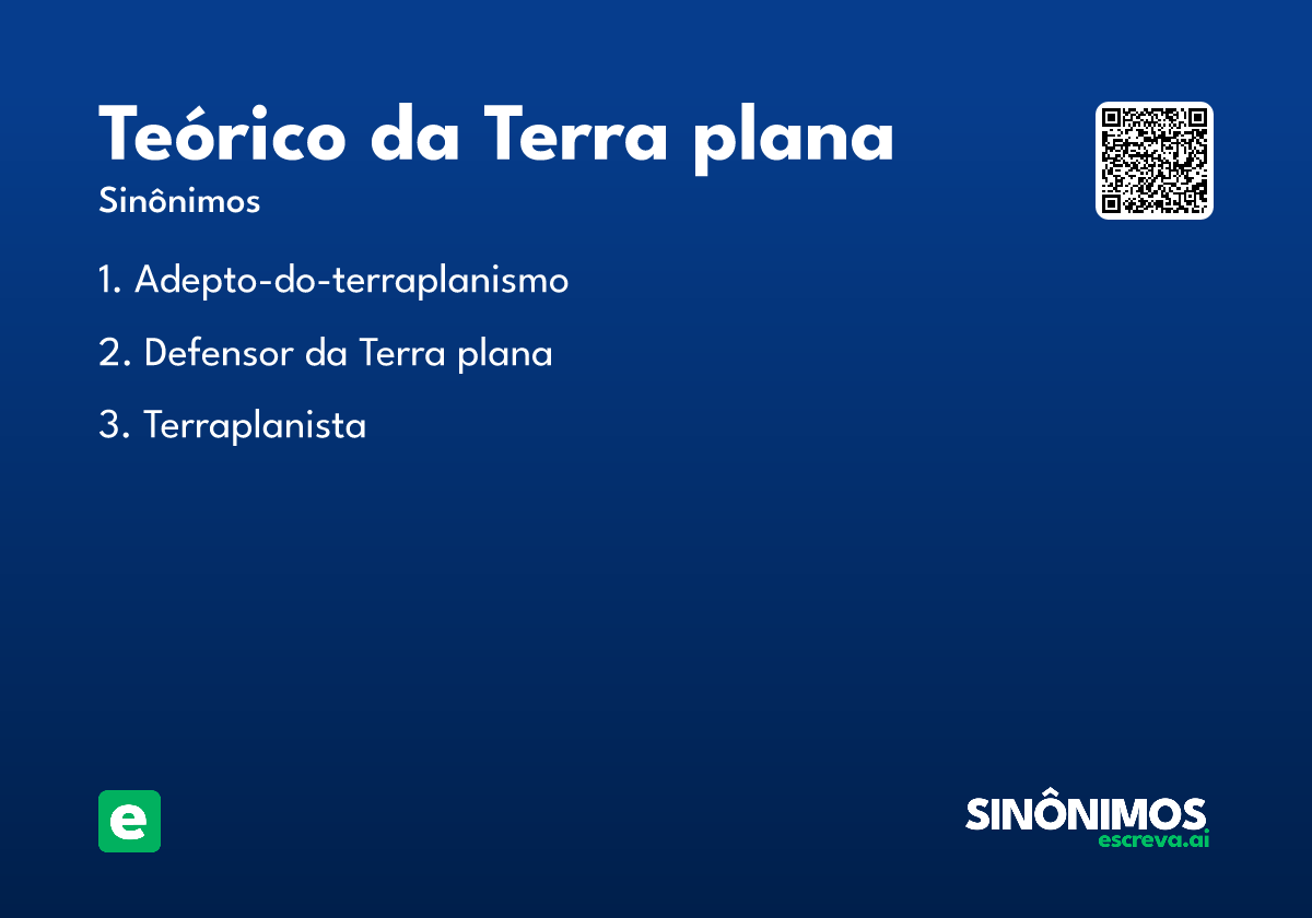 teórico da Terra plana