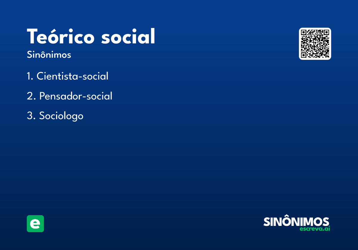 teórico social