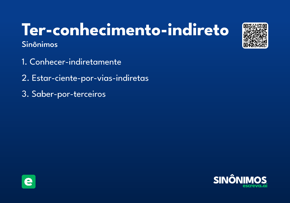 ter-conhecimento-indireto