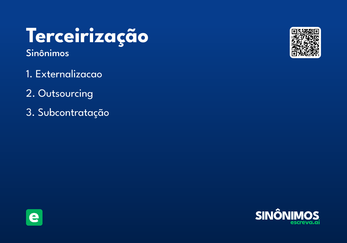 terceirização