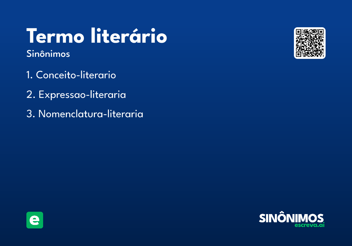 termo literário