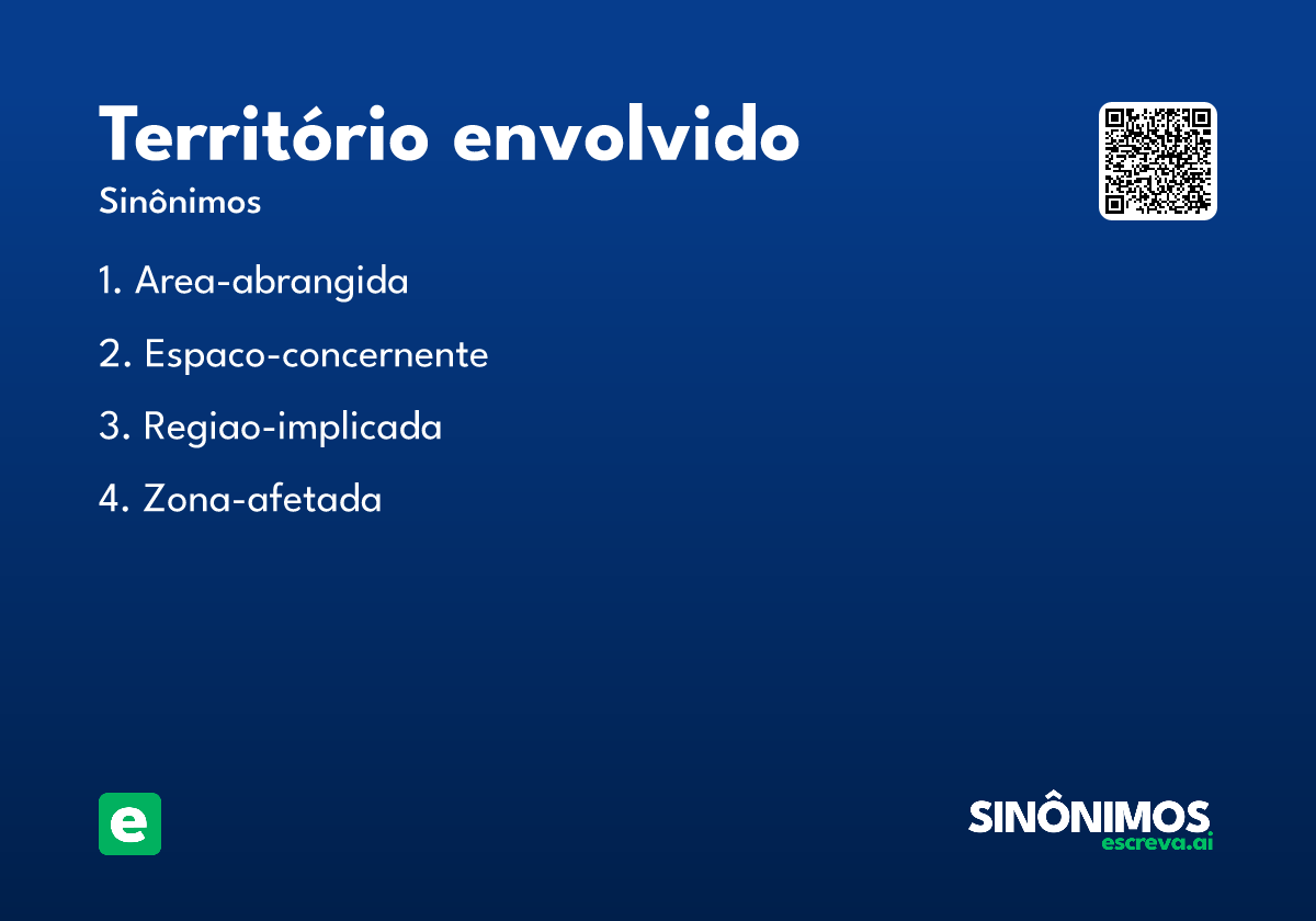 território envolvido