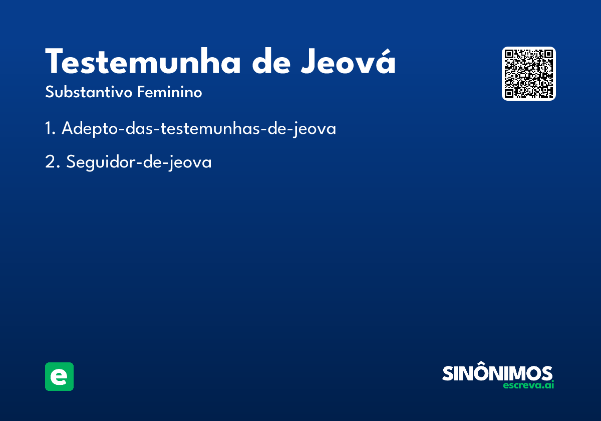 testemunha de Jeová